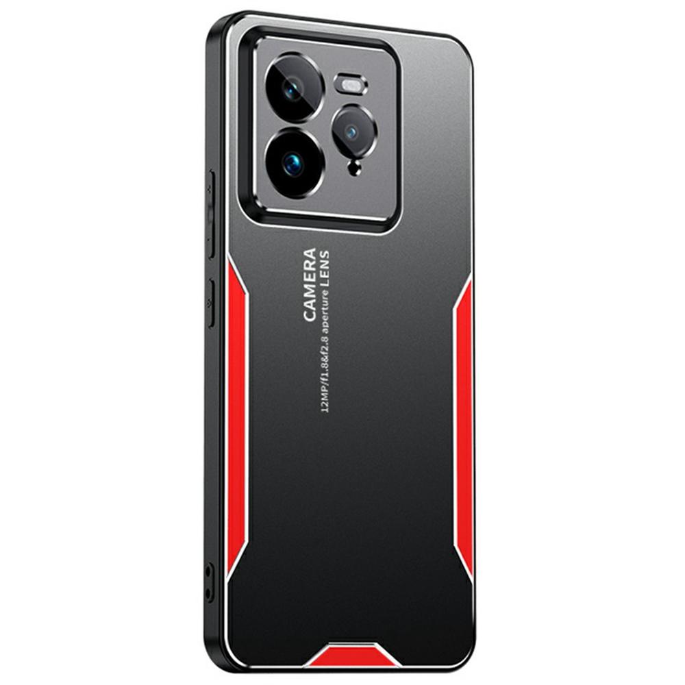 

Для Realme GT 7 Pro 5G Чехол для телефона Алюминиевый сплав ТПУ ПК Задняя крышка Red