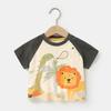 Casual Short-sleeved T-shirt Summer Boys Girls Baby Children Summer Children's Clothing Tops