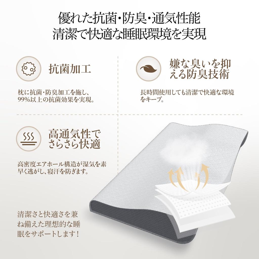 Memory-Schaum lindert Nackenschmerzen Gerade Nacken Bequemes Schlafkissen für und Bauch Verstellbar Ergonomisch Perfektes Geburtstagsgeschenk für 50x30cm Kissen, Schmerzen,