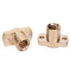 4pcs Upgrade Lead Screw Nut Brass Tone Flange Nut Pack Hardware Fastener  Ender 10