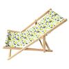 Adjustable Solid Wood Beach Lounger: Outdoor Folding Chair for Leisure & Camping