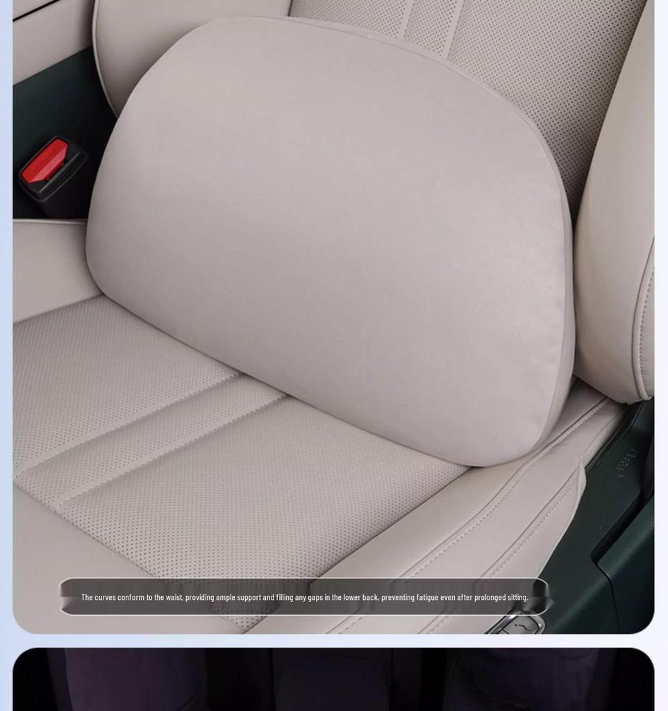 Xiaomi YU7 Auto Nacken- und Lendenwirbelstütze Lederkissen