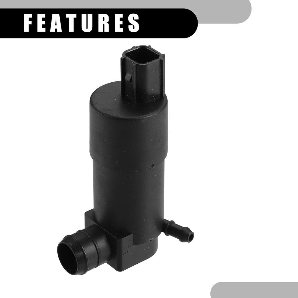 Scheibenwaschpumpe Nr. BV6117K624AA - Ersatz-Scheibenwaschpumpenmotor - für Ford Focus Limousine 2012-2015 Kunststoff Schwarz - 1 Stück