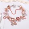 Women All Match Crystal Star Love Heart Windmill Beads Bracelet