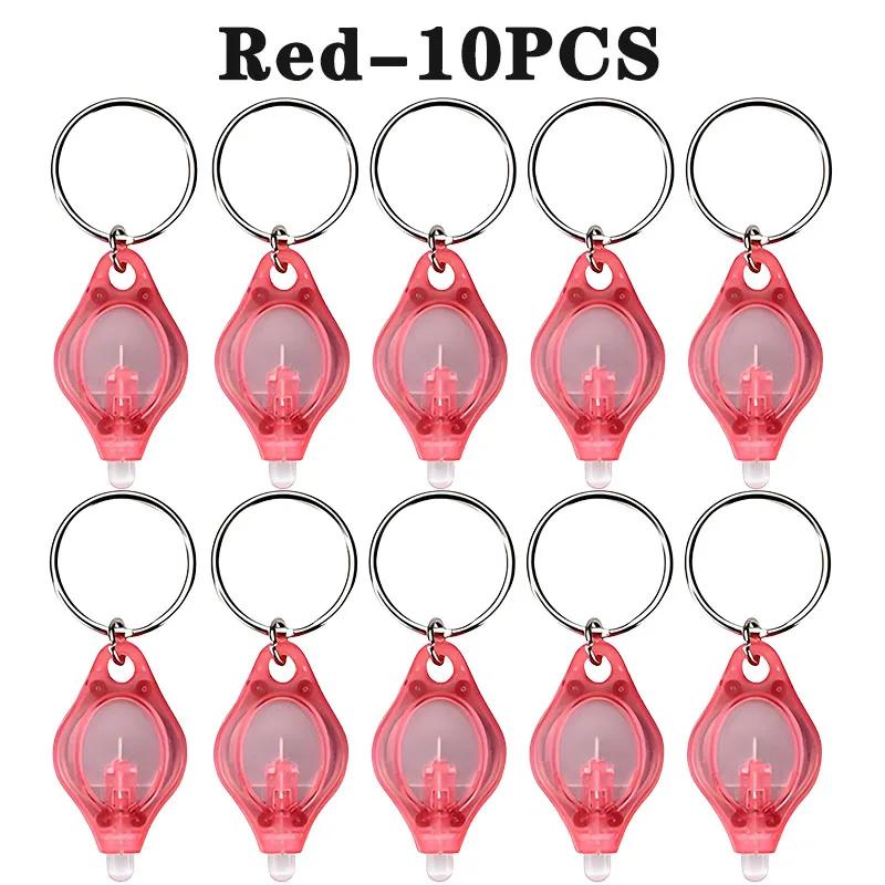 Ultra Bright Mini Portable LED Keychain Light Powerful Outdoor Flashlight with UV Purple Glow for Emergency and Night Use
