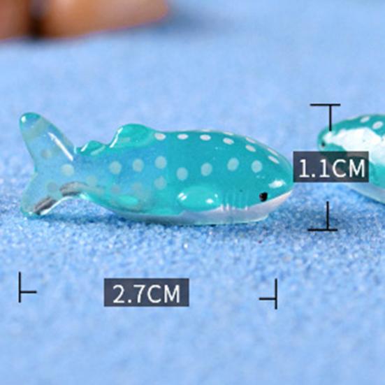 5шт фигурки акул садовый мох микро бонсай украшения пейзаж DIY стол декор — фото 11