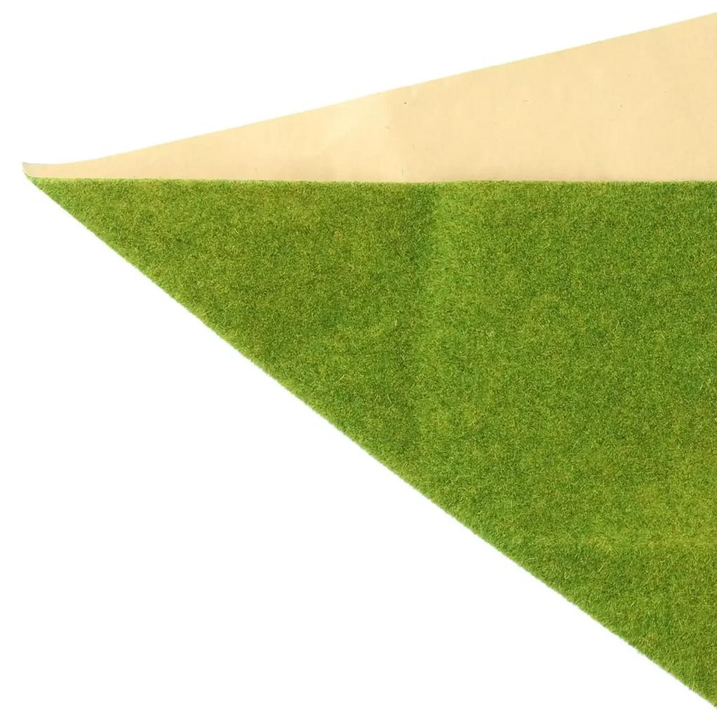 Artificial Turf Landscape Grass Mat For Model Train Not Adhesive Scenery Layout Lawn Diorama Accessories 25X25cm