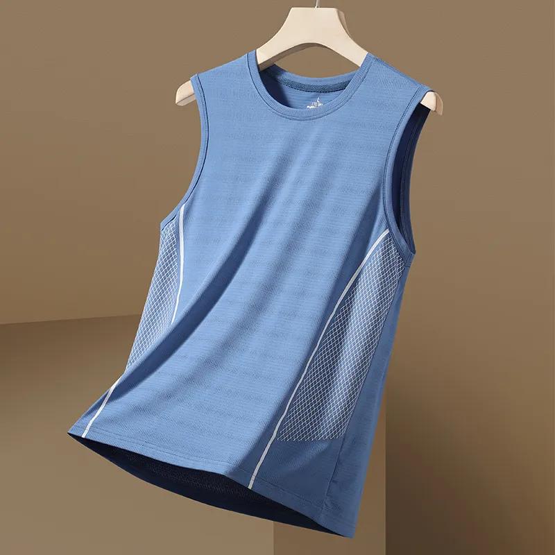 גופיית ספורט גברים ללא שרוולים, רשת, ייבוש מהיר