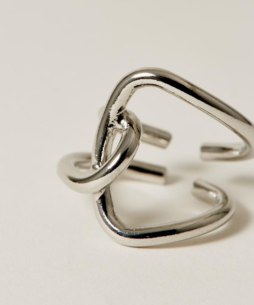 Novice Tokyo Big Cross Ring / Silver