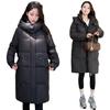 Autumn and Winter New Down Cotton Jacket Women's Mid-length 2025 New Winter Loose Slimming Fashion Hooded Thickened Korean