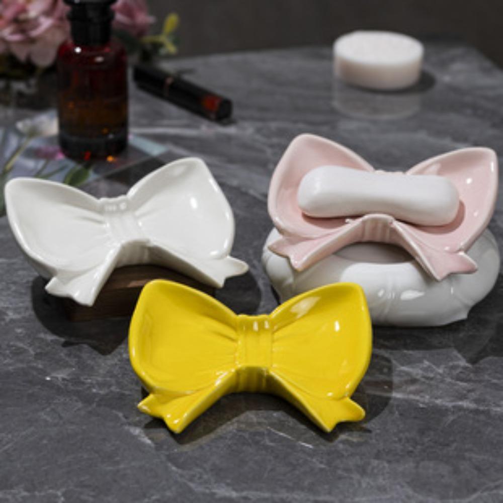 Ceramic soap box creative cute bathroom household soap dish holder anti-water sink soap box