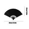 Silk Fan Craft Decorative Folding Fan Foldable Handheld Traditional Creative Dancing Props For Party Dance Craft Decoration
