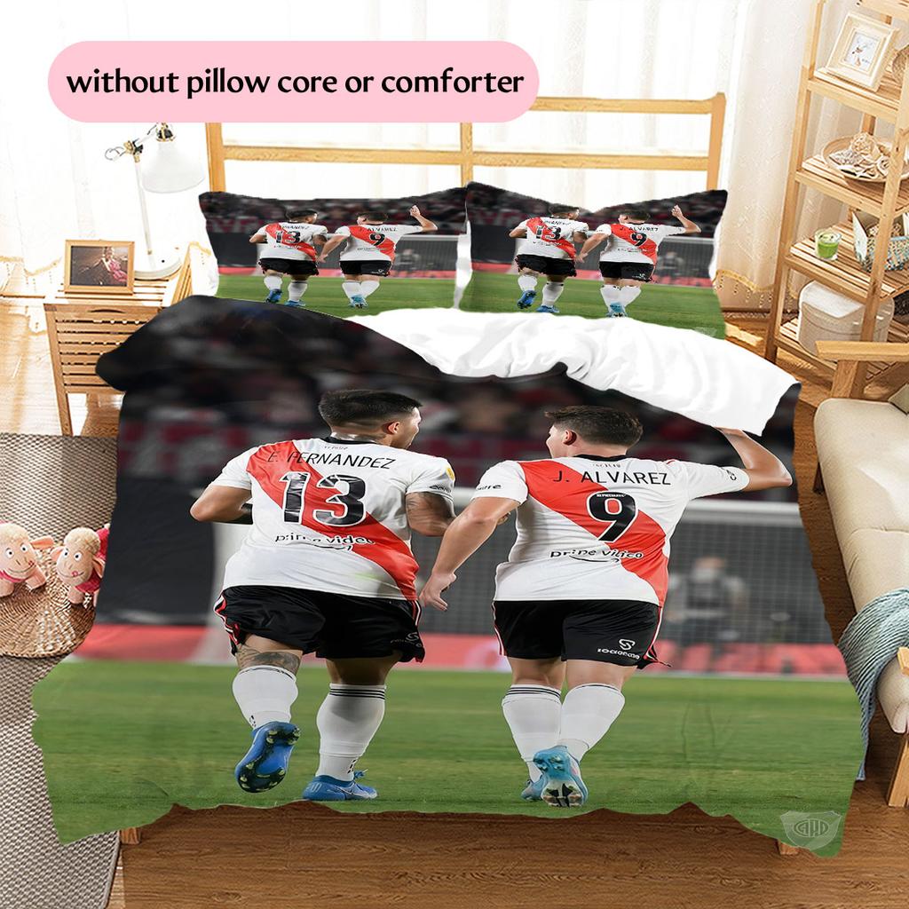 Julian & Enzo Pattern Bedding Home Decoration Birthday Gift ( 1 duvet cover + 2 pillowcase, without core),fan merchandise.
