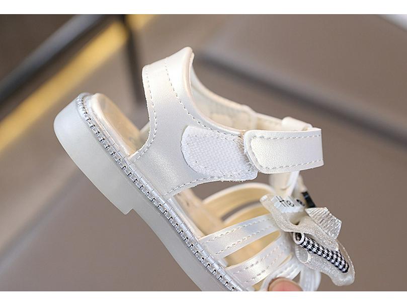 Girls' Closed-Toe Summer Sandals - Non-Slip Soft Sole Princess Shoes