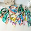 Long Ribbon Decorative Hair Tie for Women Seasonal Elegant Accessory Quality Elastic Hair Ring