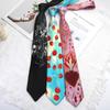 Printing Neck Tie Cherry Shirt Neckties Simple Y2K Neckties  Students