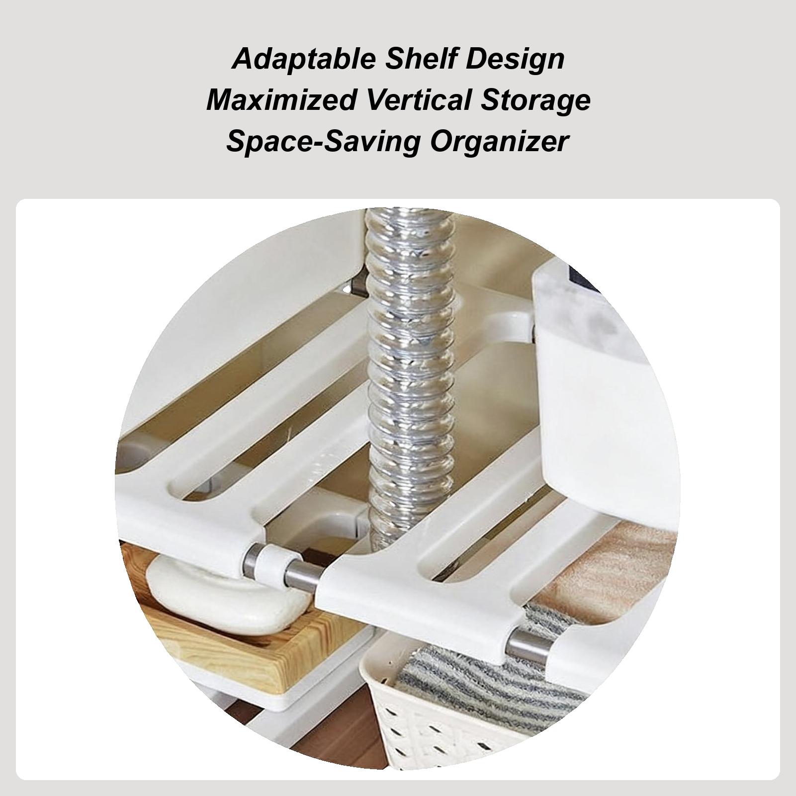 

Expandable Cabinet Shelf Organizer Double Layer Expandable Organization Rack Under Sink Organizer Cabinet Shelf For Pantry China Mainland
