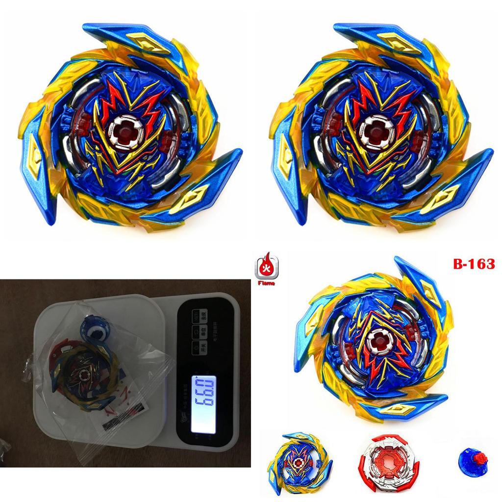B-163 Beyblade Burst Superking Booster Brave Valkyrie Ev' 2a Design Vibrant Albastru Auriu Pentru Bătălii Captivante