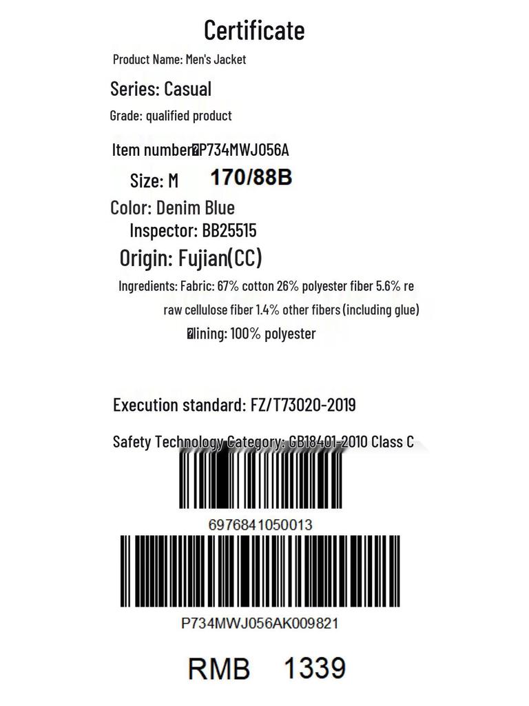 Jeep Men's Fashion Big Pocket Denim Jacket