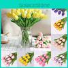 Lifelike Artificial Tulip Flower Bouquet With Real Touch For Home And Wedding Decor