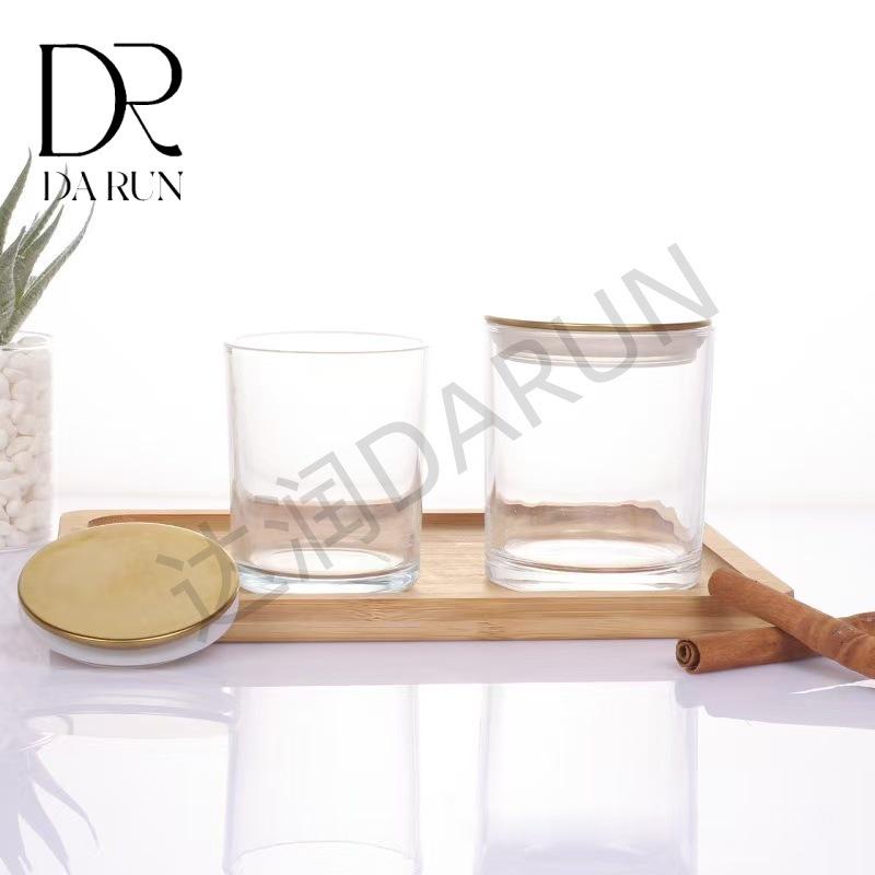 Transparent Glass Aromatherapy Candle Holder Cup
