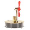 Stirling Engine Motor Toy Low Noise Smoother Operation Red Stirling Scientific Physical Model for