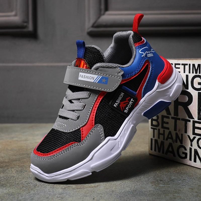 Youth style shoes Boys Breathable Mesh Running Shoes Kids Lightweight Casual Sport Sneakers