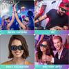 LED-Brille, Bluetooth-App-Steuerung LED-Anzeige Smarte Brille USB-wiederaufladbar DIY Funky Brille für Party, Club, DJ, Halloween