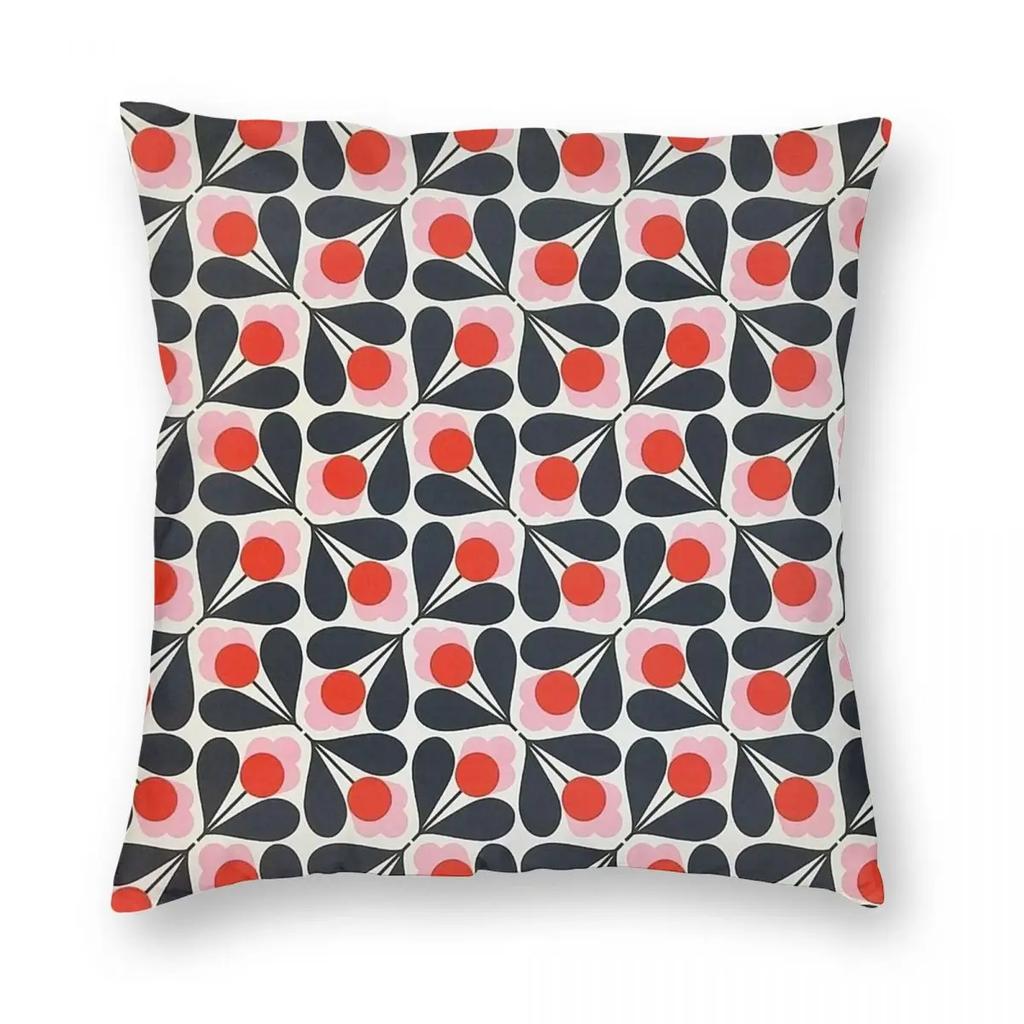 Orla Kiely Vintage Pillowcase Printing Polyester Cushion Cover Decor Pillow Case Cover Home Zipper 45X45cm