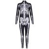 Tuta scheletro di Halloween da uomo Stampa 3D Costume Cosplay Horror