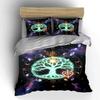 Glowing tree with celestial symbols. Bedding sets Duvet cover sets Duvet covers Pillowcases(1 * Duvet Cover 2 * Pillowcases, without duvet insert)