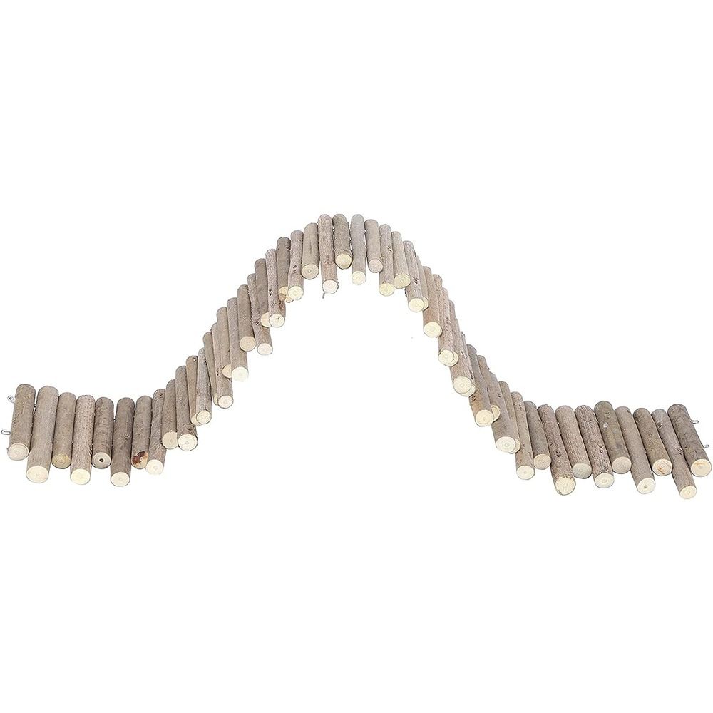 Standing Guinea Pigs Door Fence Flexible Hamster Wooden Bridge Pet Supplies   Ferret