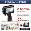 600dpi Handheld Inkjet Printer Printing Spray Height 2-12.7mm Digital Automatic Coding Machine Portable Label Machine