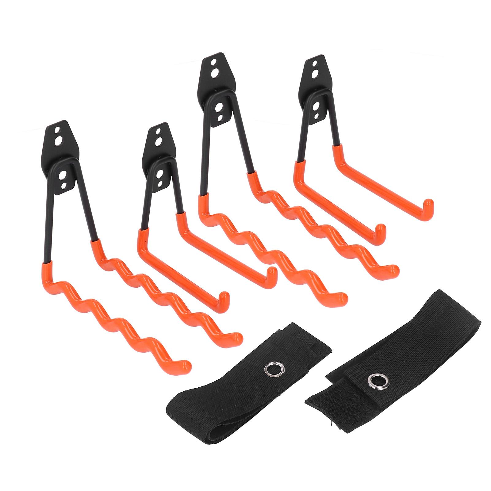 

Garage Hooks Heavy Duty Utility for Hanging Wall Mount Storage Non Slip with 2 Extension Cord