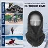 Men Women Winter Balaclava Warm Soft Fleece Drawstring Neck Gaiter Cycling Hiking Running Outdoors Hat