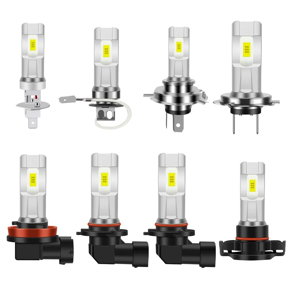80W 1800LM Car Headlight H1 H3 H4 H7 H8/H11 9005 9006 H16 LED Signal Bulb Head Lamp CSP LED Chips Fog Bulb 6000K White DC12V 24V