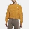Nike Heritage Crew Velour Sweatshirt Women Tops Orange CZ1877-712