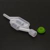 5 Pieces S-Shape Air Lock Twin Bubble Plastic Airlocks Homebrew Fermentation Wine for Valve Reusable Beer Making Tool