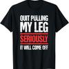 Distressed Funny Present For Leg Amputee T Shirt
