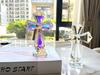 Crystal Cross Ornament Craft, Spiritual Home Decor for Living Room Bedroom Entryway, Religious Art Statue