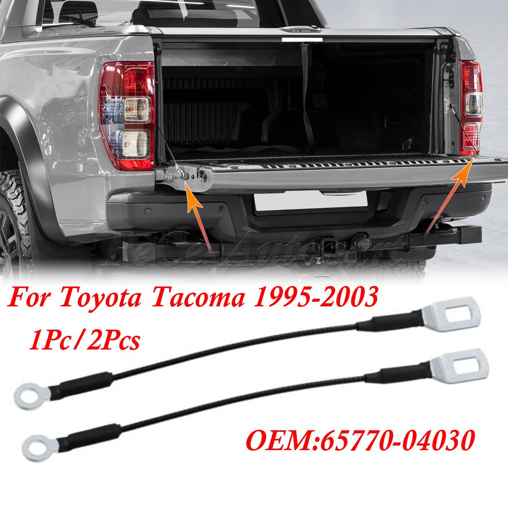 For Toyota Tacoma 1995 1996 1997 1998 1999 2000 2001 2002 2003 Rear Tailgate Cables Lift Gate Support Straps 65770-04030
