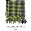 Keffiyeh Taktischer Wüstenschal, Shemagh, Kopf- und Halstuch, arabischer Schal, Keffiyeh-Schal, Wickeltuch für Damen und Herren