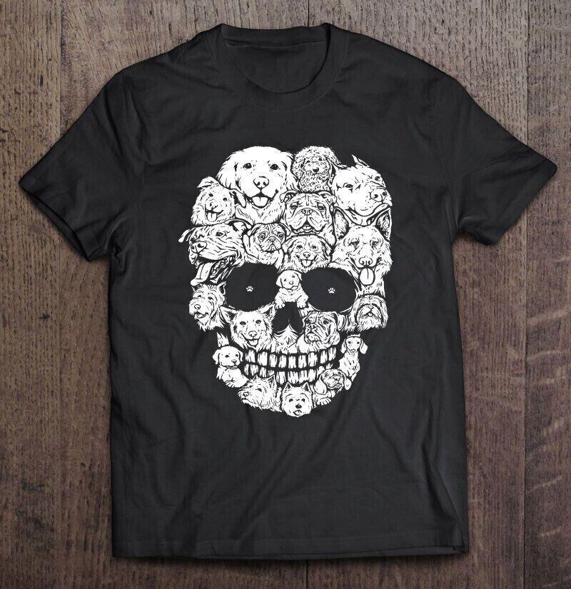 Funny Halloween Costume Skull Dog Lover Dog Mom Gift Family All Size Lot Shirt