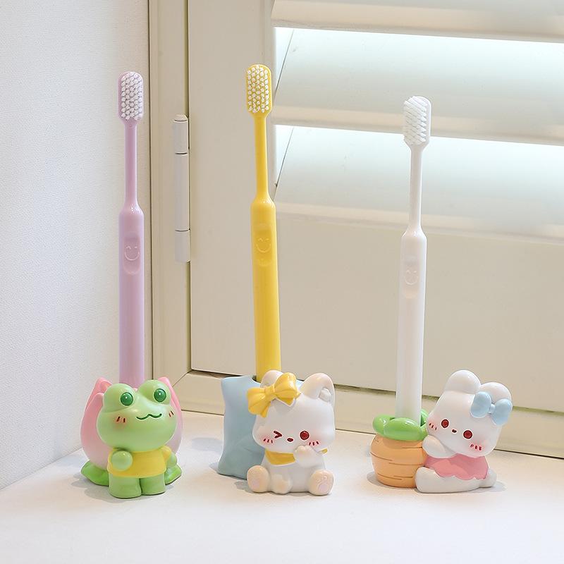 New Cute Pet Toothbrush Storage Rack Resin Ornament Cartoon Creative Children's Festival Gift Bathroom Toothbrush Rack