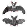 Cute Grey Bat Plush Toy Soft Stuffed Animal Flying Bat Plushie Birthday Halloween Xmas Gift For Kids Girls Boys Home Decoration