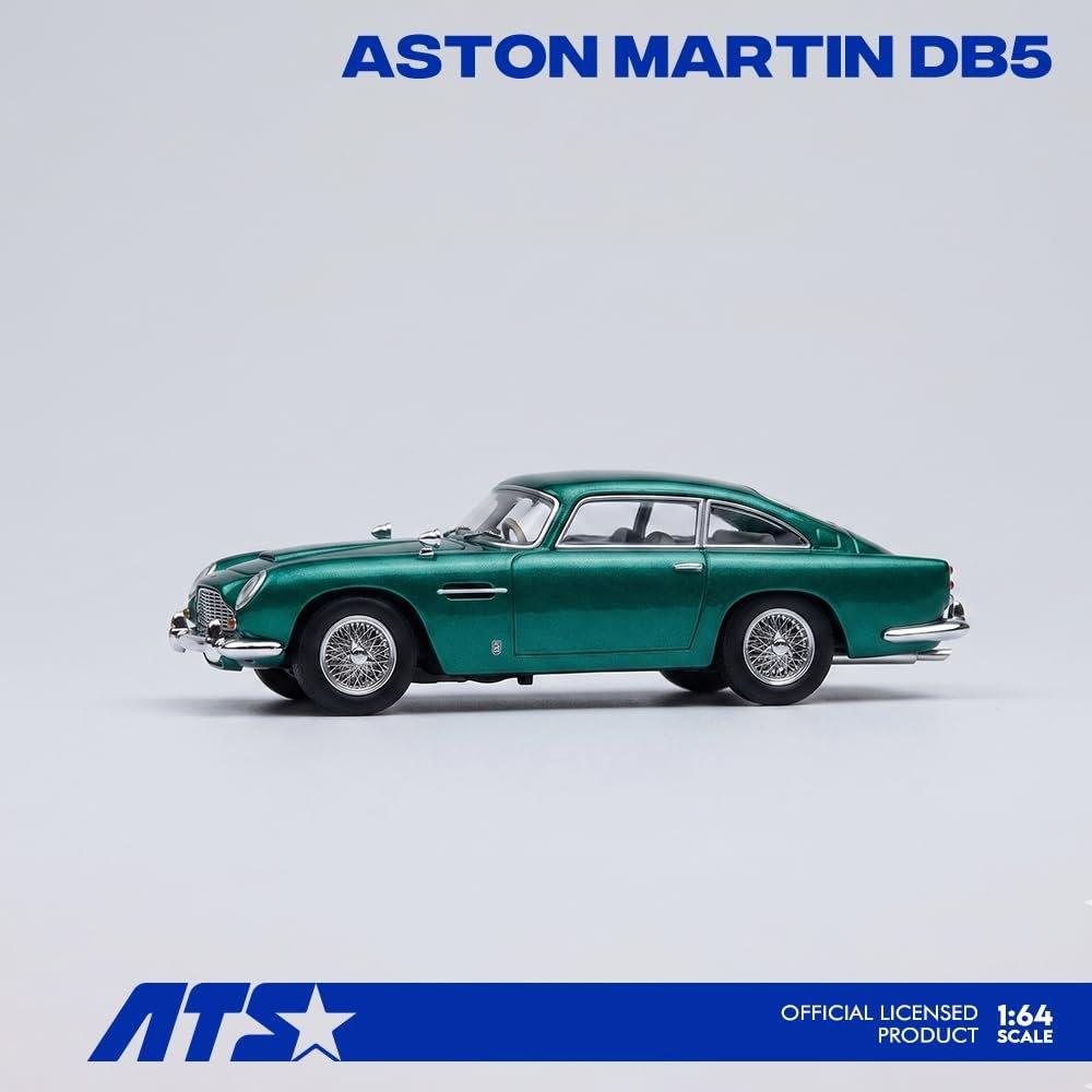 ATS-MODELS 1/64 Aston Martin DB5 Racing Green Diecast Miniature Model Car ATS881201