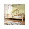 Kinderbett - MUVOE - Bett mit Regal - 90x200 cm - Massivholz - Skandinavischer Stil