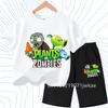 Children's Short-sleeve T-shirt Set, Summer Fashion Comfortable Top and Pants, Suitable for Boys and Girls