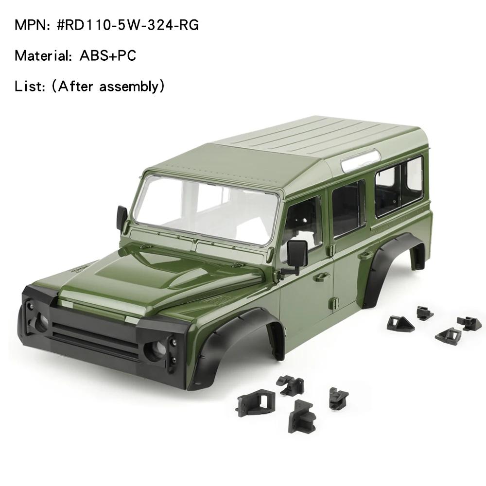 Plastic Simulation 324/313mm 5 Doors Monocoque Car Shell for 1/10 RC Crawler Car Traxxas TRX4 Defender RD110 Wagon Diy Parts