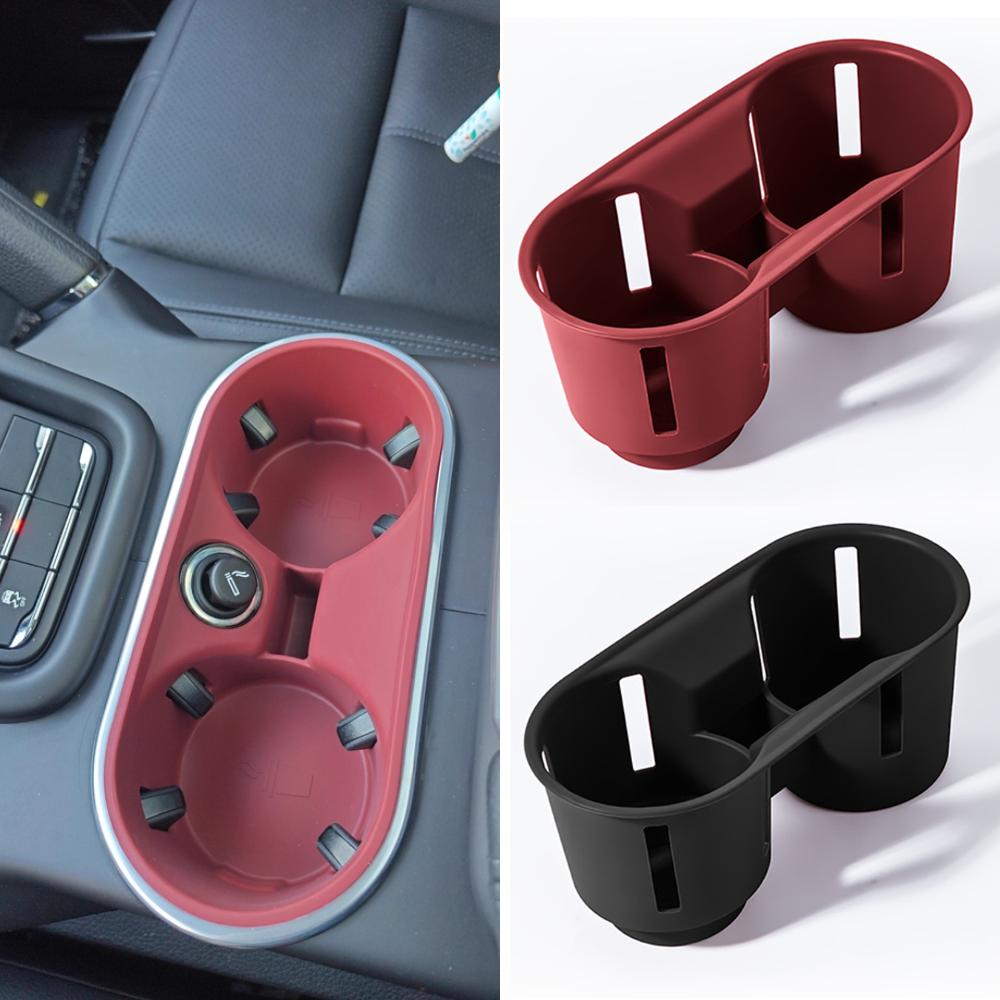 For Porsche Cayenne 2024 2025 Car Center Console Organizer Storage Silicone Cup Holder Box Accessories Modification